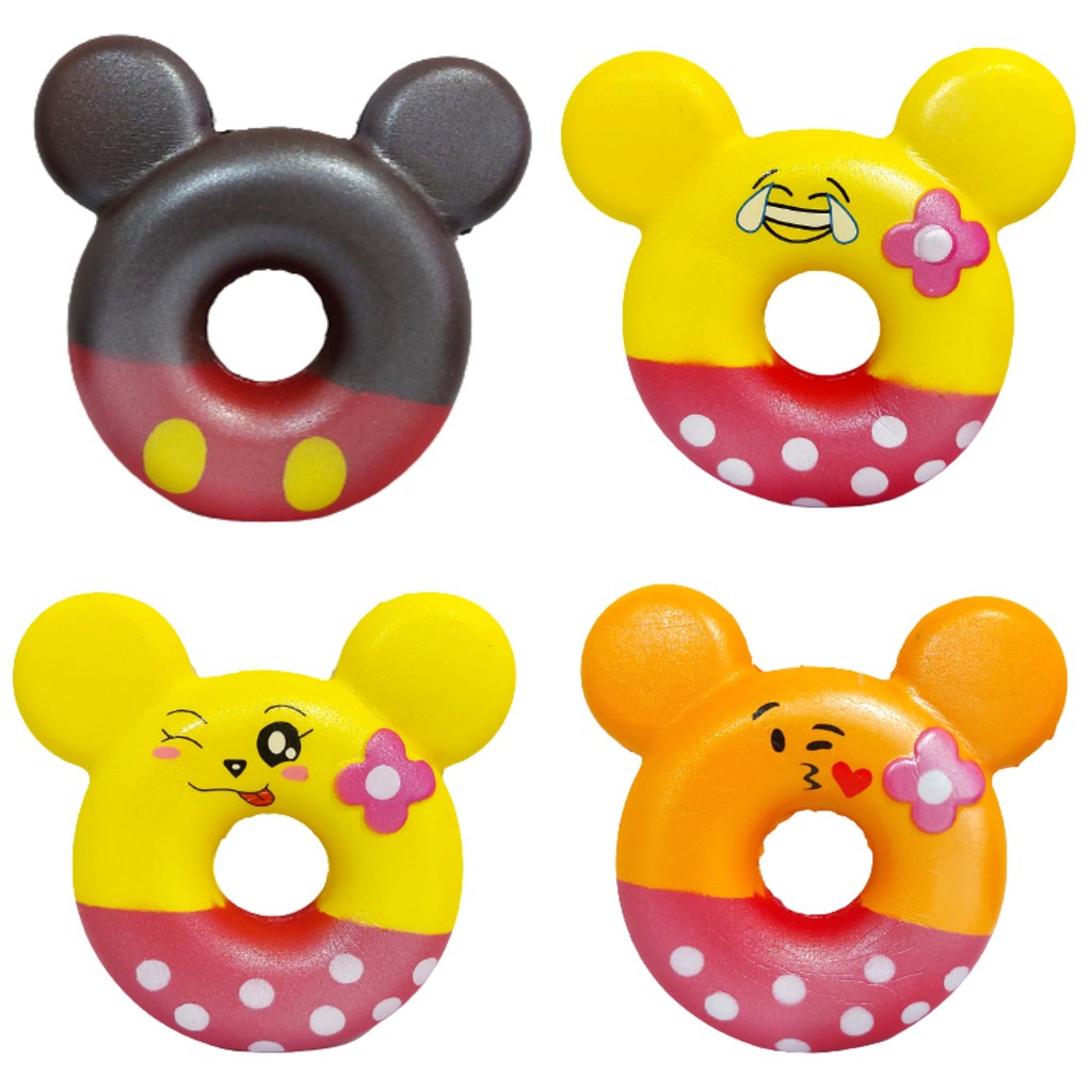 Squishy Donat Unicorn Animal Mouse Squeeze Doughnut Slow Squishy Donat Unicorn Animal Mouse Squeeze Doughnut Slow