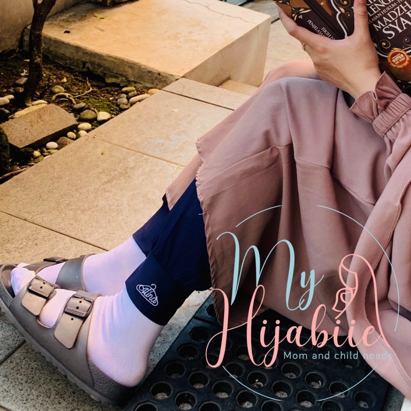 Celamis Wanita Rib Alina Muslimah - Celana Aladin Dalaman Gamis Jubah Perempuan Harian - Inner Pants All Size dan Jumbo