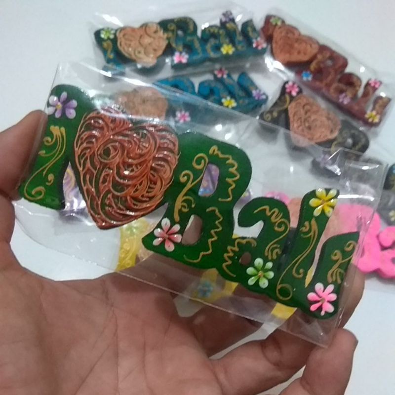 magnet tempelan kulkas oleh oleh bali magnet kayu ILOVEBALI