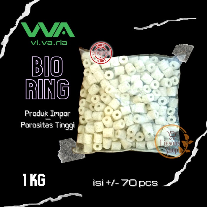 Vivaria SUPER BIO RING 1 KG Media Filter Bio Ring Premium Impor