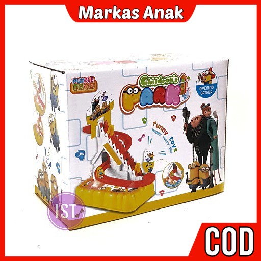 Mainan Anak Anak Umur 3 4 5 6 Tahun PerMainan Anakenan Edukasi jalur Seluncur Perosotan Kereta Minio