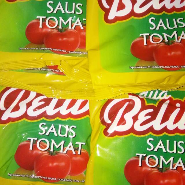 

Saos tomat sachet - isi 24 sachet - cap dua belibis