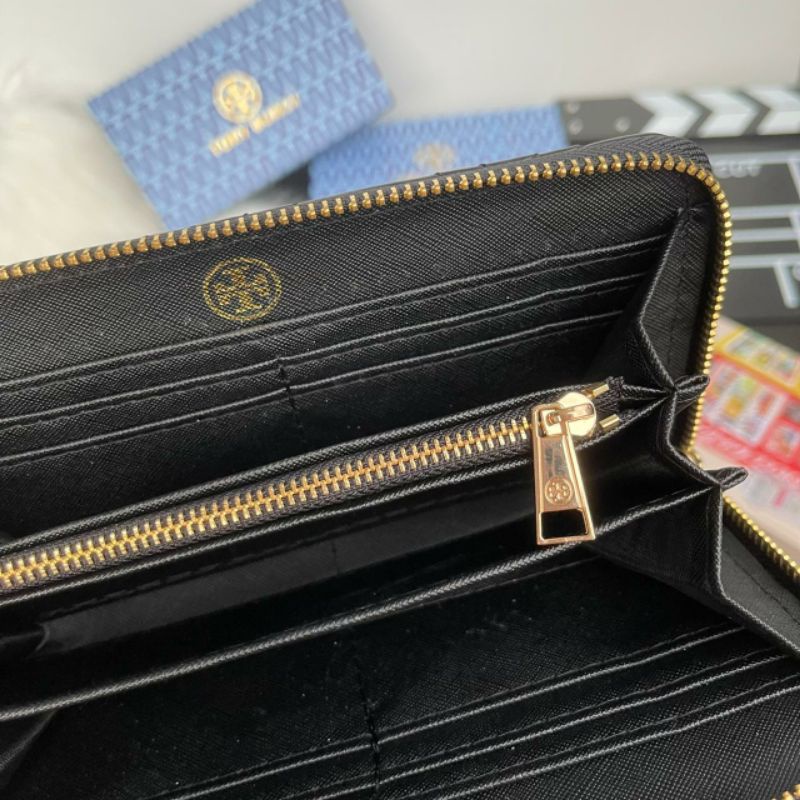 DOMPET TORY BURCH 1 ZIPPER +FREE BOX