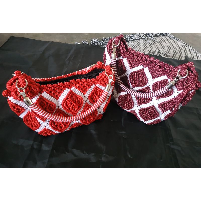 Tas Talikur Daun Kombi pendek