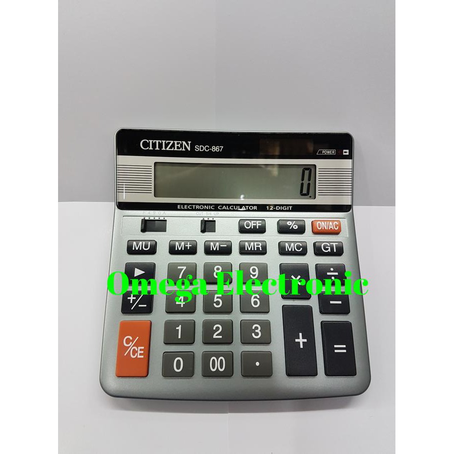 

Original Citizen Sdc-867 Kalkulator Meja Office Desktop Sdc 867