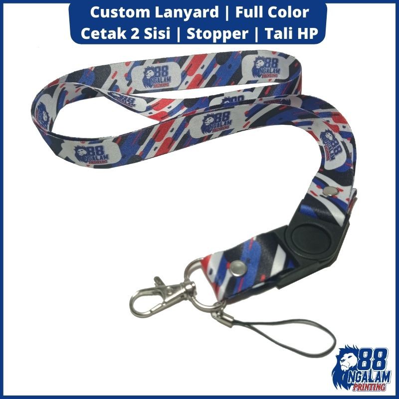 

Tali Lanyard Custom Lanyard Tali Gantungan ID Card Custom