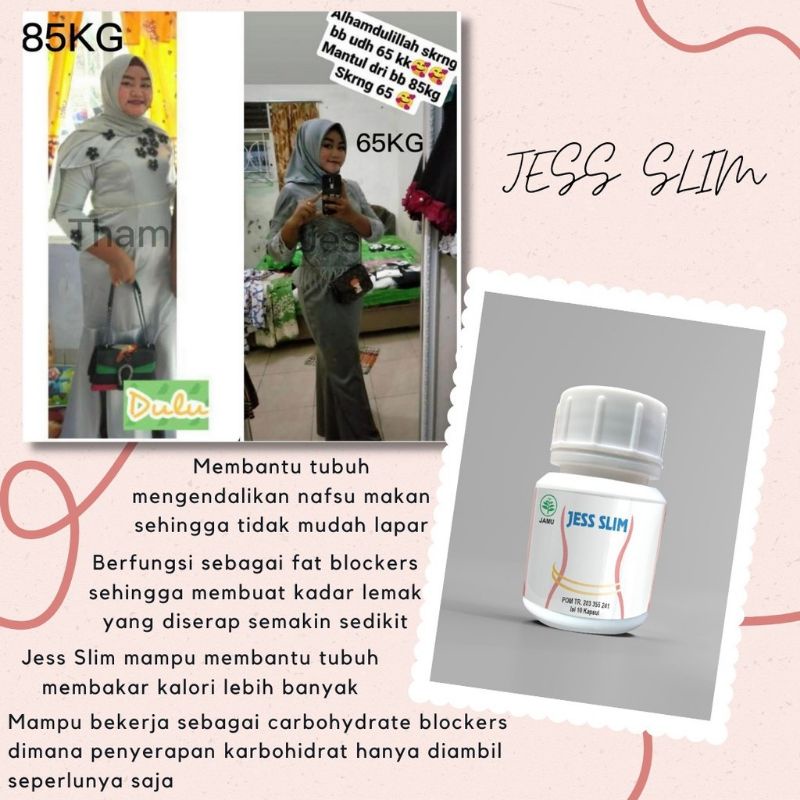 Jess slim (jamu susut) jestham pelangsing