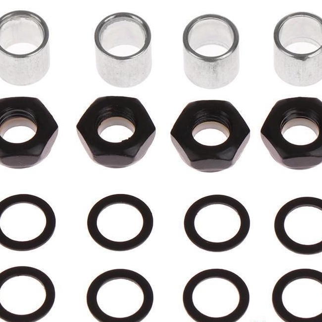 16pcs/set mur bantalan skateboard spacer , washer untuk perbaikan skateboard