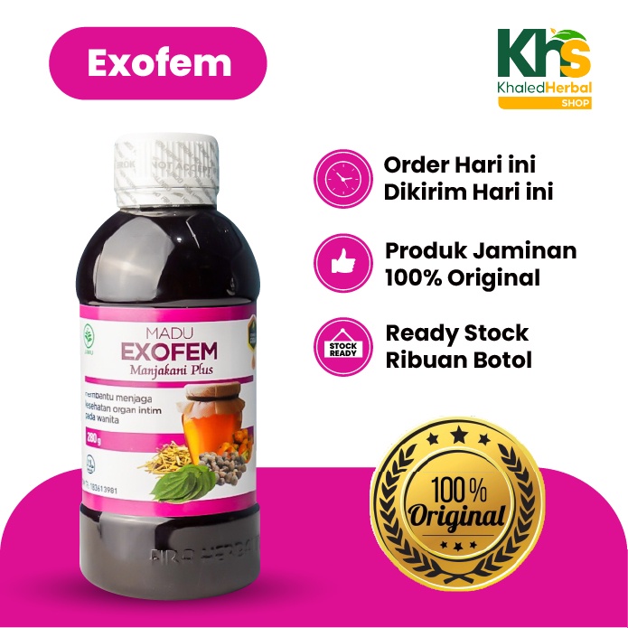 

Herbal Kesehatan Wanita Madu Exofem Original Haid Keputihan