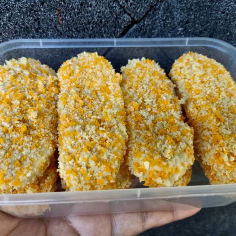 

Pisang Cispy Frozen/Siap goreng/ isi 10