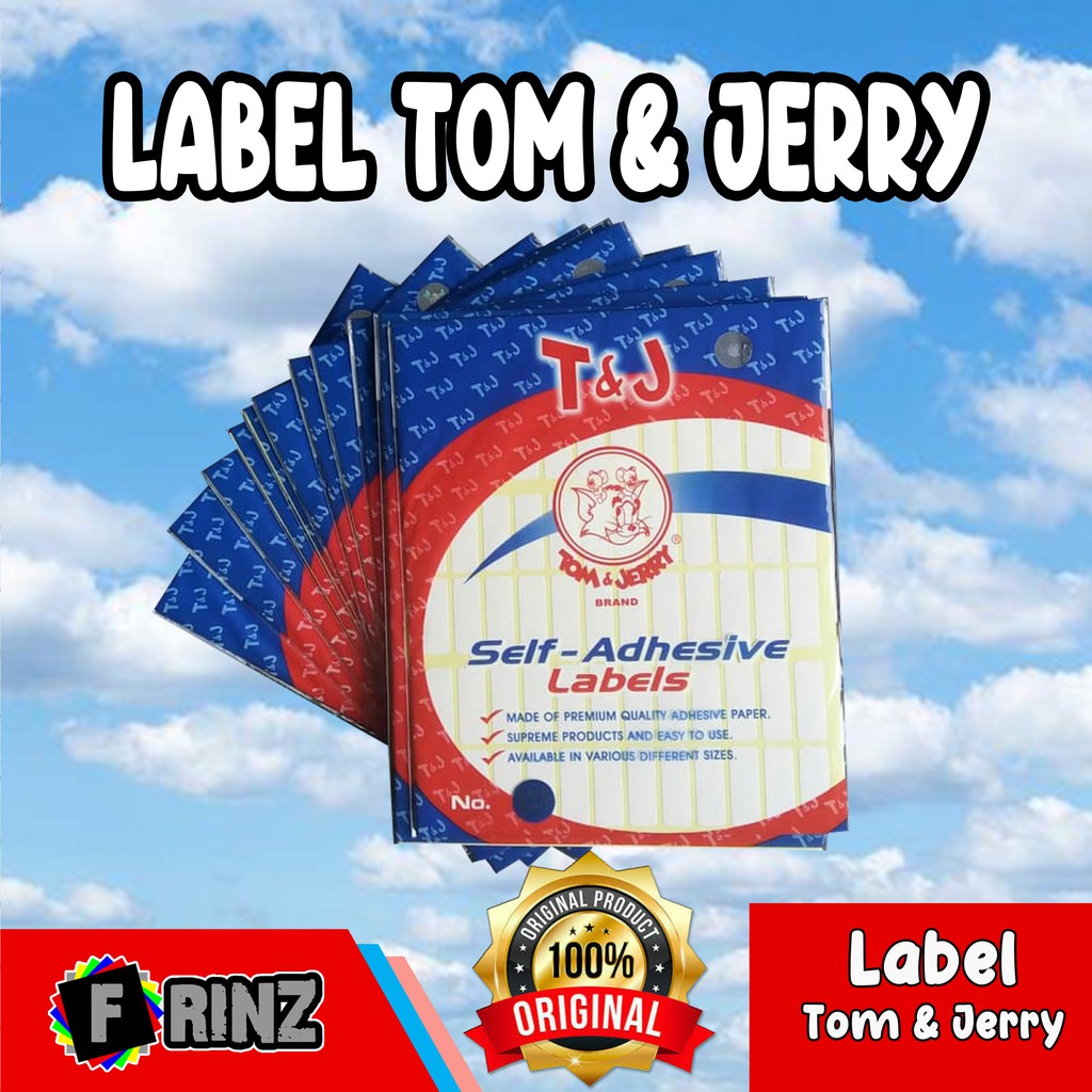 

ATK ~ ( ECER ) Label Tom And Jerry / Label Nama / Stiker Lebel T&J