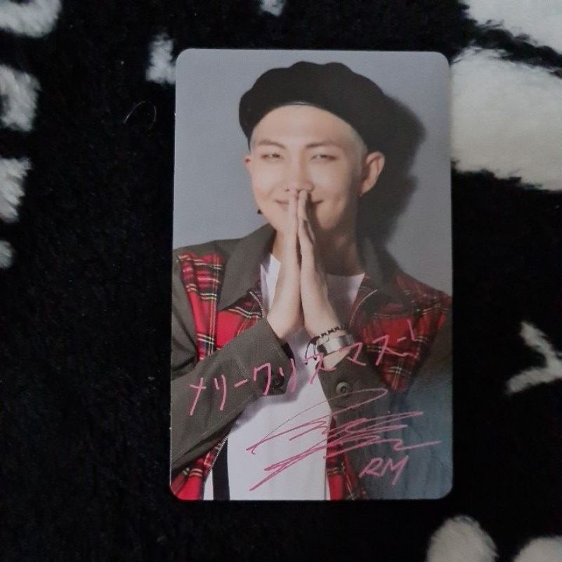 BTS RM I Need U Xmas photocard