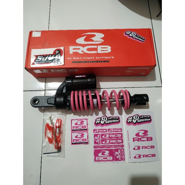 SHOCK/SKOK BELAKANG RCB ORI TABUNG ATAS MONOSHOCK PINK SERIES TERMURAH