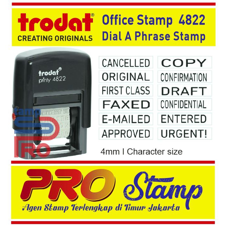 

Stempel Trodat 4822 / Office Stamp