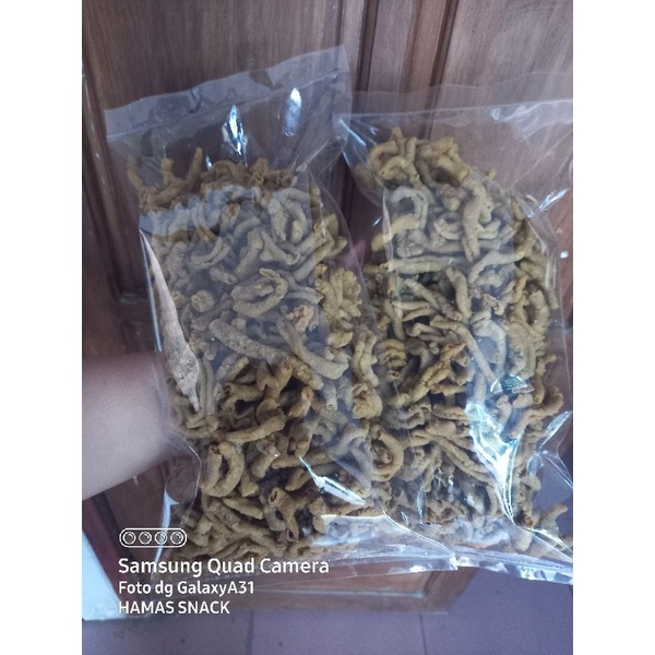 

Kripik usus nashwa 1kg kemasan repack enak gurih