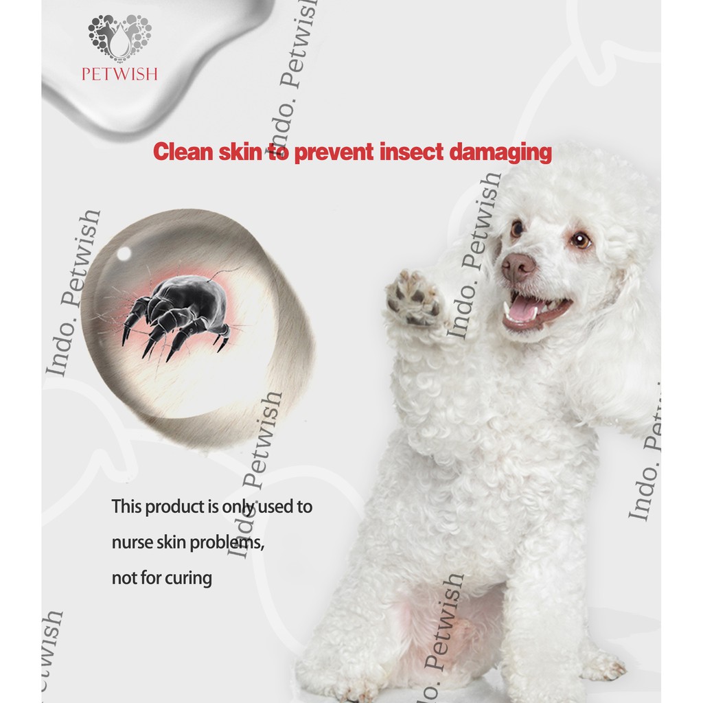 Petwish Shampo Anjing 500ML - White Teddy &amp; White Poodle - Dog Shampoo