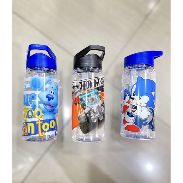 BOTOL MINUM ANAK KARAKTER CARTOON - BOTOL MINUM ANAK SEKOLAH SEDOTAN 500ML M-655