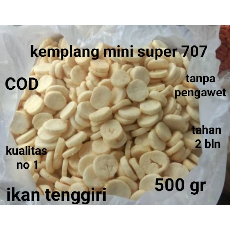 

kemplang mini super 500 gr Palembang ikan tenggiri kerupuk mini super 707 khas Palembang 500 gr