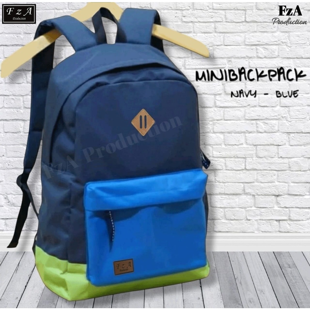 Big Promo..Tas Ransel Distro sekolah kuliah Kerja Pria 4286CV Tas Premium - Ads Navy-Navy Blue Fz