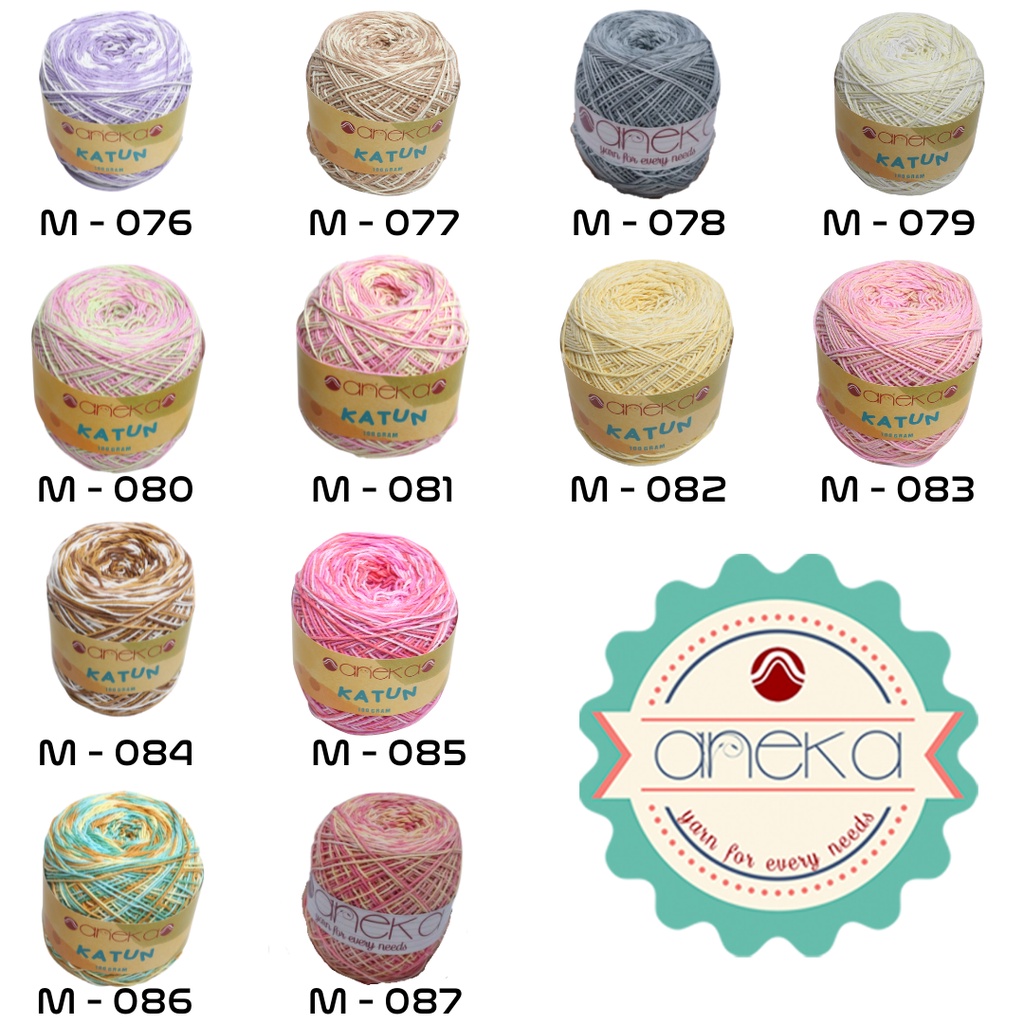 KATALOG -  Benang Rajut Katun Mambo / Cotton Mambo Yarn Catalog PART 3