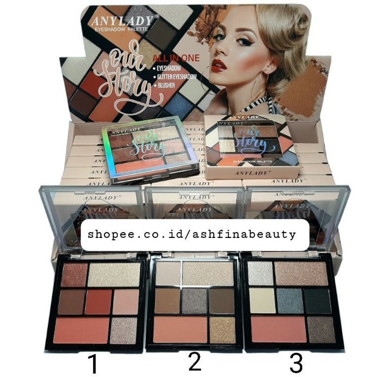 EYESHADOW PALETTE ANYLADY 7 WARNA