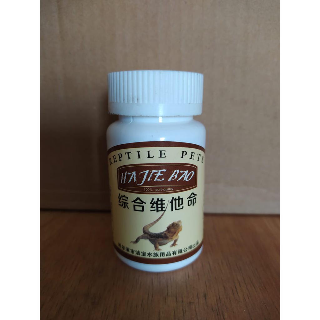 Reptile Reptil Calcium Kalsium 80 Gram Hewan Gecko Kadal Ular Torto Kura Iguana Tokek FEFARM
