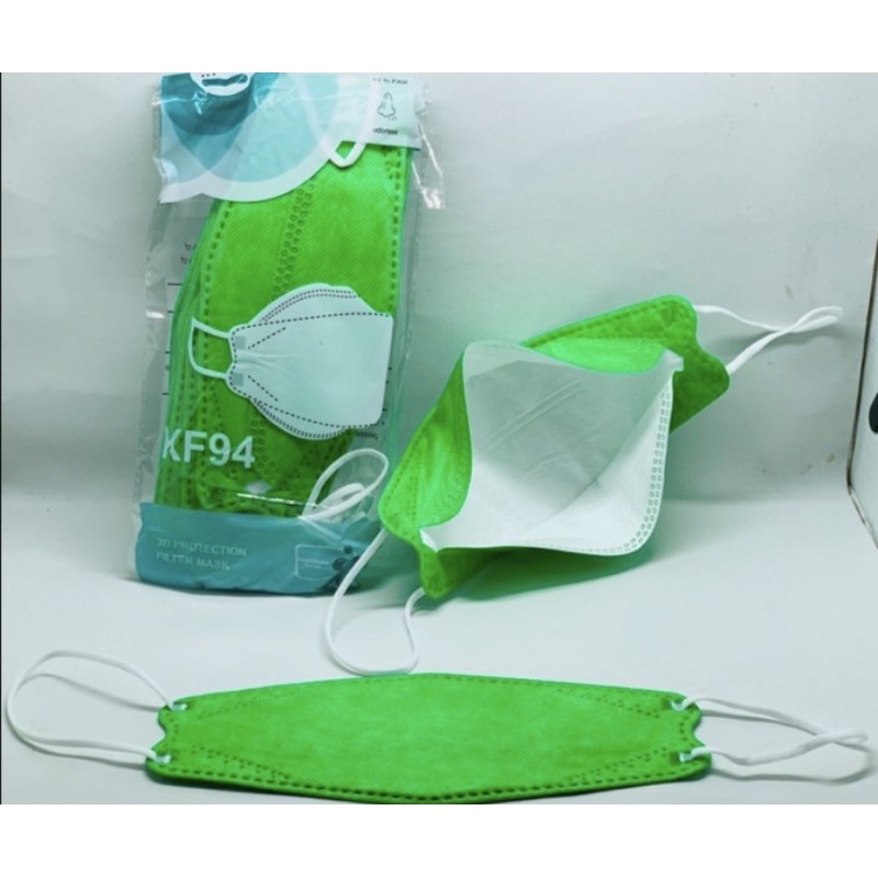 Masker KF94 Warna Hijau