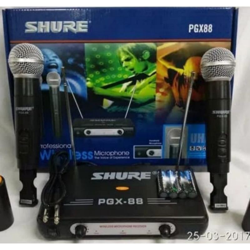 MIC SHURE BETA PGX 88 WIRELESS GARANSI 1 TAHUN