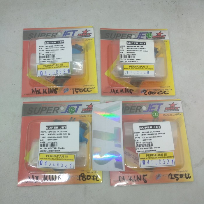 Injector Brt Mx/Nvl/Nva/Mio-J/Nmax 150Cc 180Cc 200Cc 250Cc (8 12 Hole)