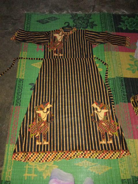 Couple Batik Keluarga Sarimbit Gamis Keluarga Set Ayah Ibu&anak