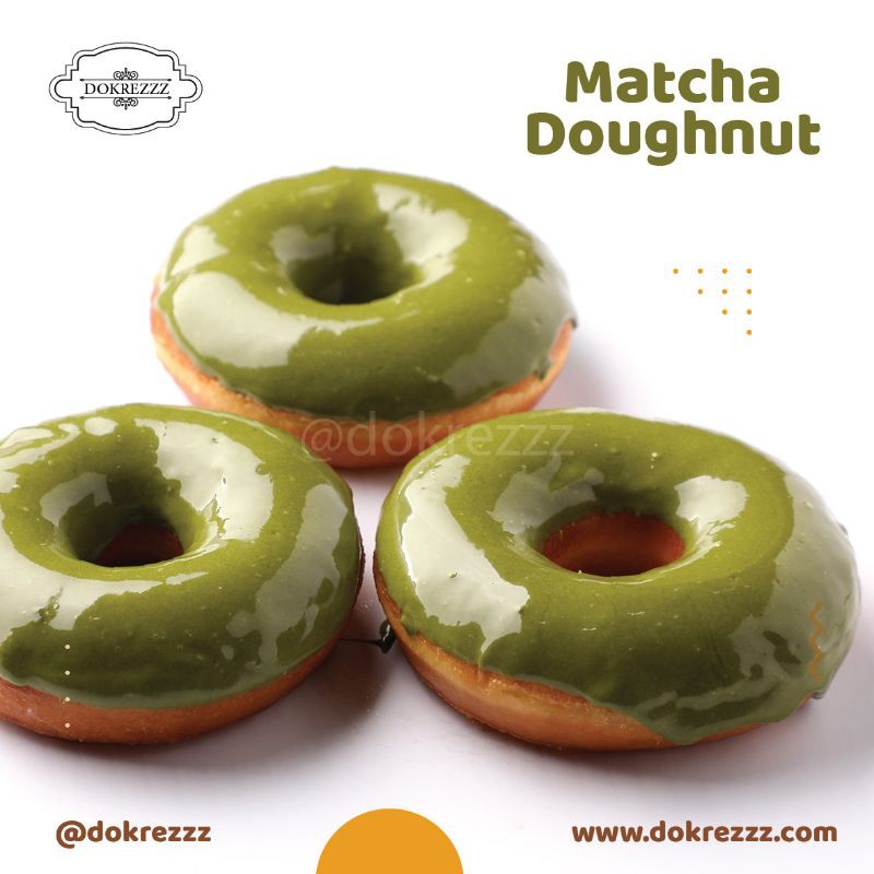 

Matcha doughnut premium