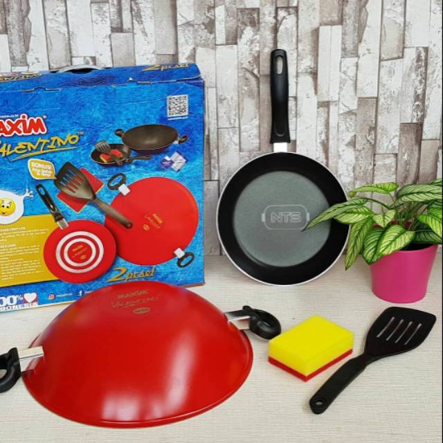 Maxim valentino set teflon 2 pcs/teflon maxim