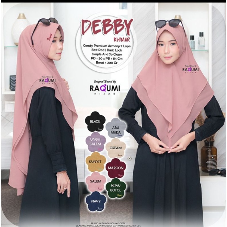 DEBBY RAQUMI HIJAB ORIGINAL SOLO
