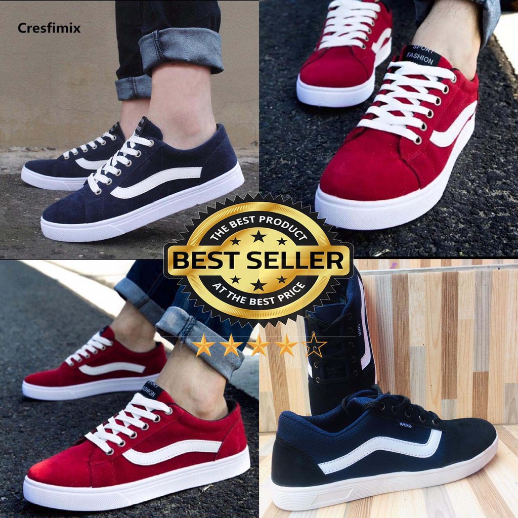 Terbaru dan Murah Sepatu  Pria  Sneaker Van OldSkool 