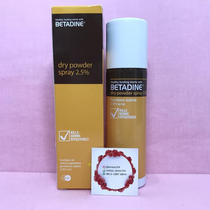 Betadine Dry Powder Spray 2.5% - 55Gr