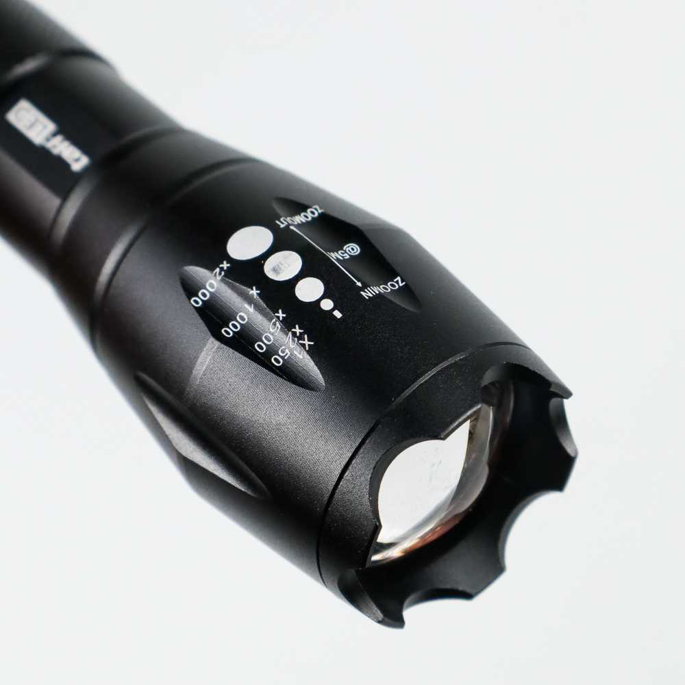 Senter LED USB Rechargable XML-T6 10000 Lumens TaffLED - E18u