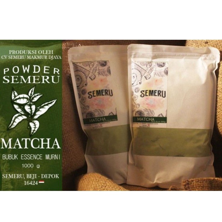 

BUBUK MATCHA POWDER GREEN TEA 1000 G 1 KG MURNI ( PURE )
