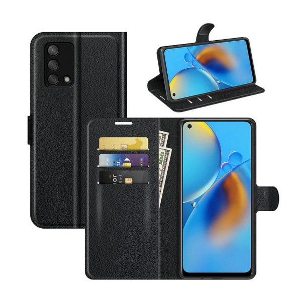 Oppo A74 4G Cover Wallet Leather Case