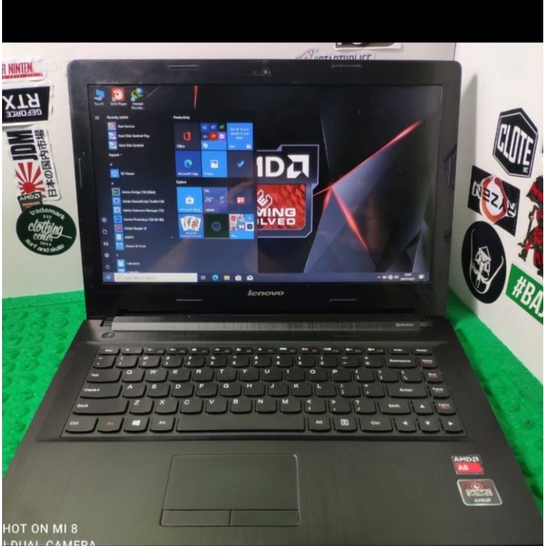 Laptop Lenovo G40-45 AMD A6 DUAL VGA RAM 4 GB HDD 500 GB Mulus