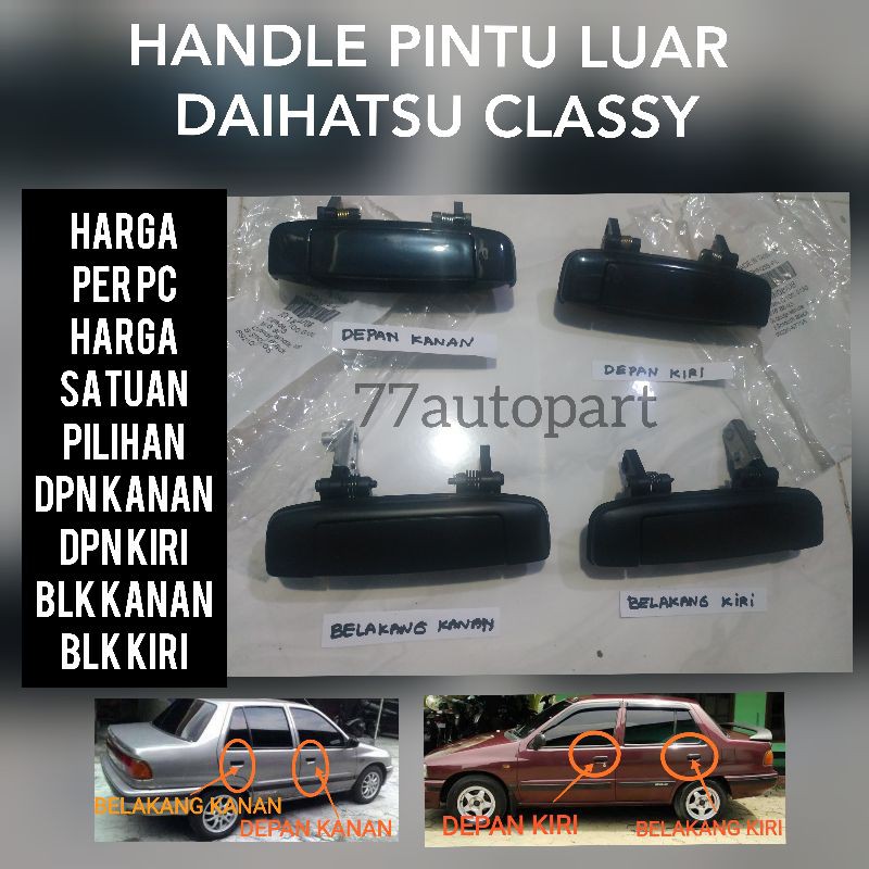 Handle pintu luar daihatsu classy harga satuan