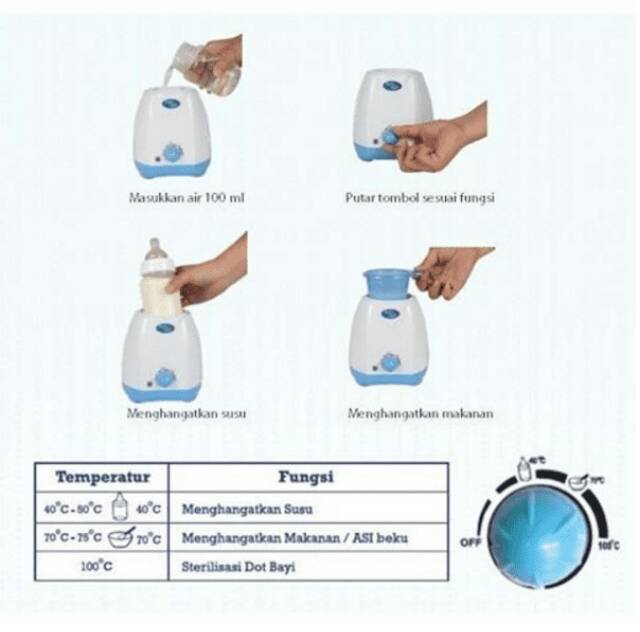 menghangatkan asi dengan baby safe