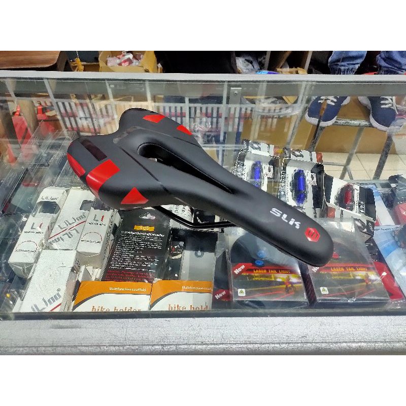 SADEL SADDLE JOK SEPEDA SLK GELL - Merah