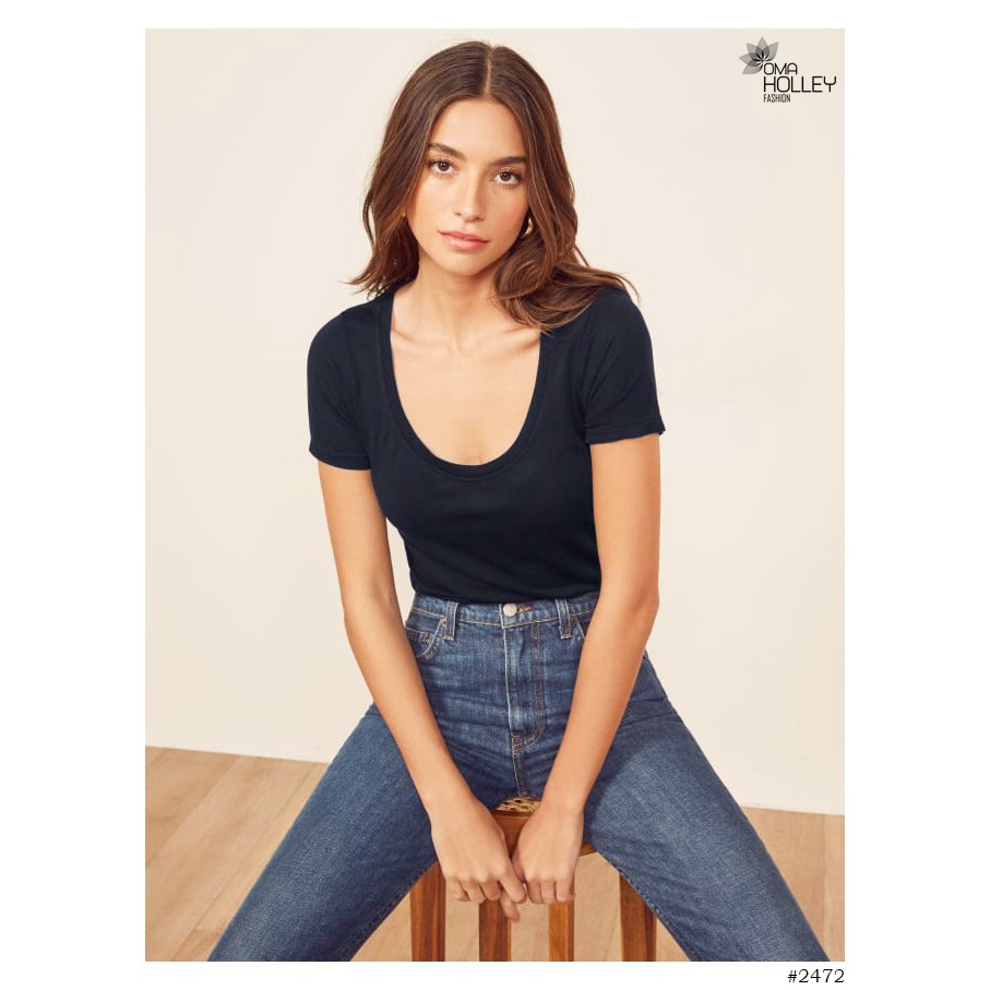 (COD) OH Fashion baju kaos wanita Milan (Z4R4)#2472