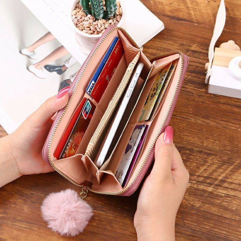 Medan Termurah KD15 Dompet cantik Dompet korean wanita motif bunga import