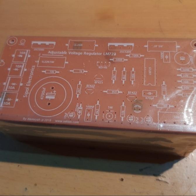 Kit Variable Adjustable Voltage Regulator LM723 LM wth Protection Termurah