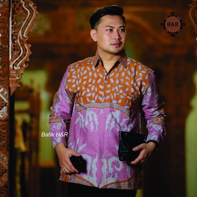 Baju Batik Pria Lengan Panjang Kemeja Batik Pria Batik Premium Kemeja Cowok Batik modern Baju Pria