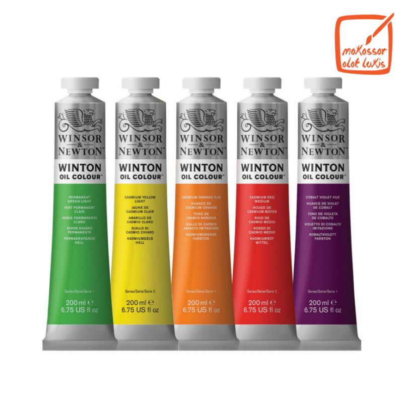 

Winsor & Newton Oil Colors 200ml - Cat Minyak Winsor & Newton