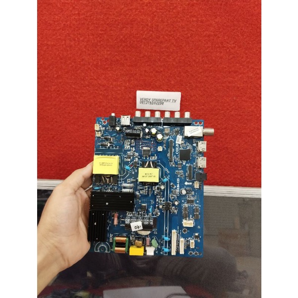 MB POLYTRON PLD43TV1556 MAINBOARD MOTHERBOARD MODUL MESIN TV LED