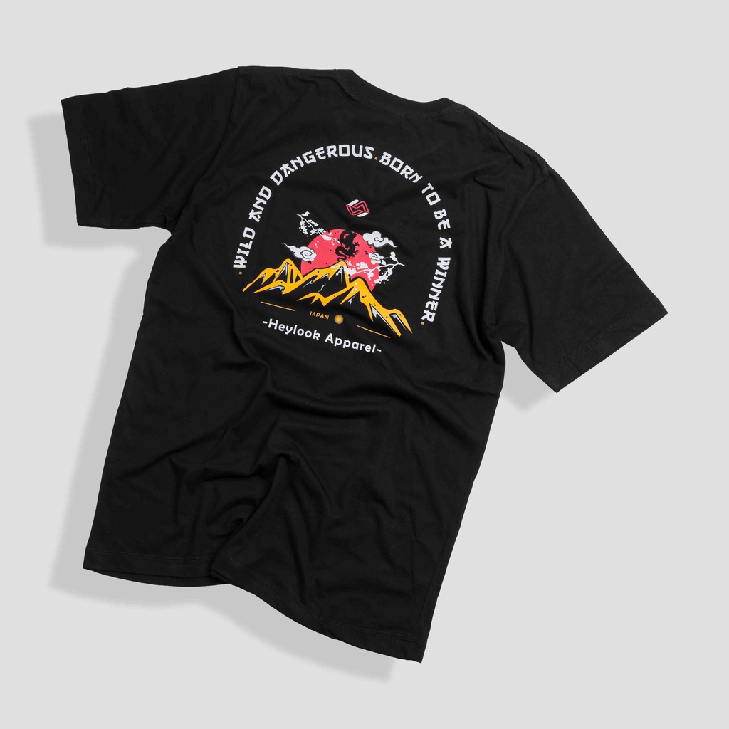 HEYLOOK Project- MOUNT DRAGON| T-Shirt Pria | Kaos Pria