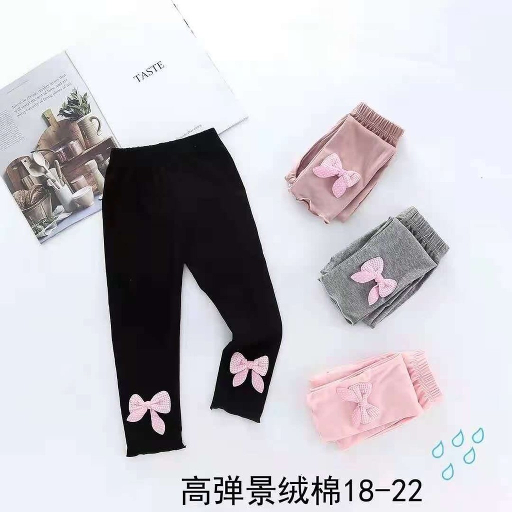Legging Anak Perempuan Import // 3-8 Tahun